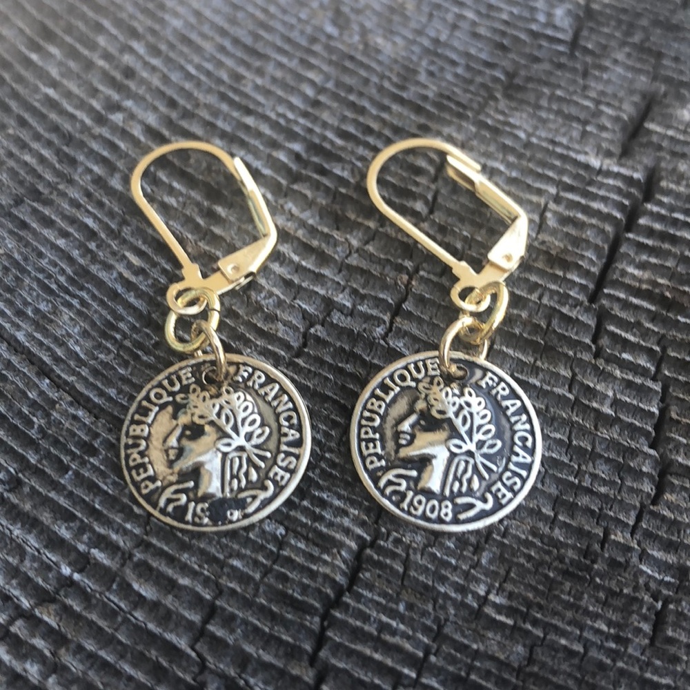 *Sale* Faux Coin earrings